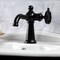 Kingston Brass KS3540RX Single-Handle Bathroom Faucet with Push Pop-Up, Matte Black KS3540RX - alternate 3